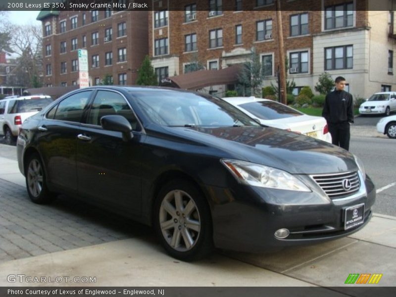 Smoky Granite Mica / Black 2008 Lexus ES 350
