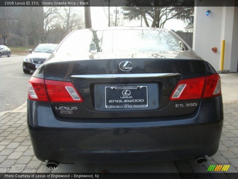 Smoky Granite Mica / Black 2008 Lexus ES 350