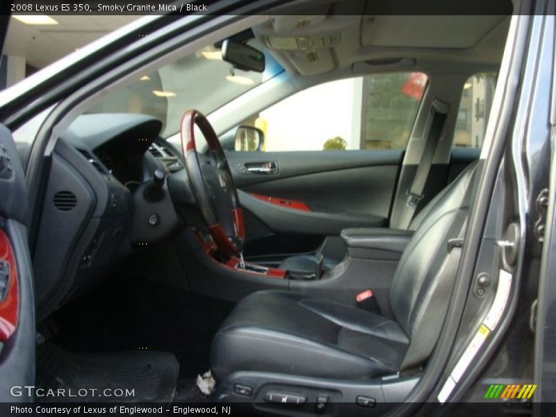 Smoky Granite Mica / Black 2008 Lexus ES 350
