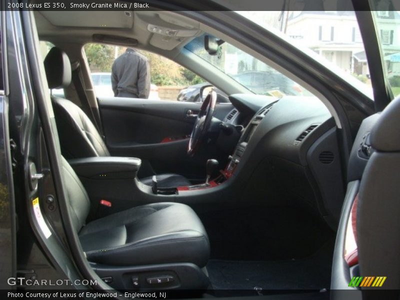 Smoky Granite Mica / Black 2008 Lexus ES 350