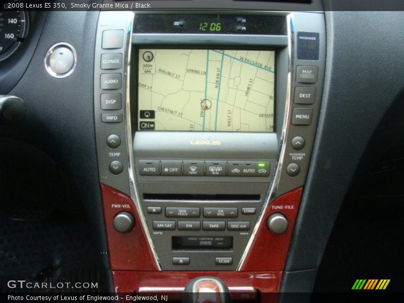 Smoky Granite Mica / Black 2008 Lexus ES 350