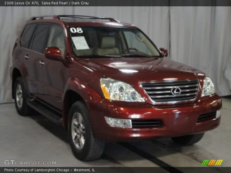 Salsa Red Pearl / Dark Gray 2008 Lexus GX 470