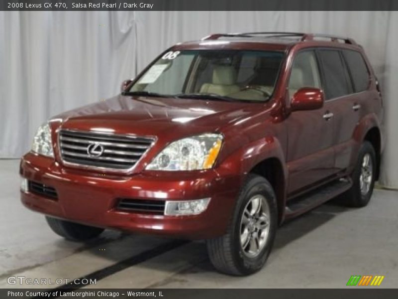 Salsa Red Pearl / Dark Gray 2008 Lexus GX 470