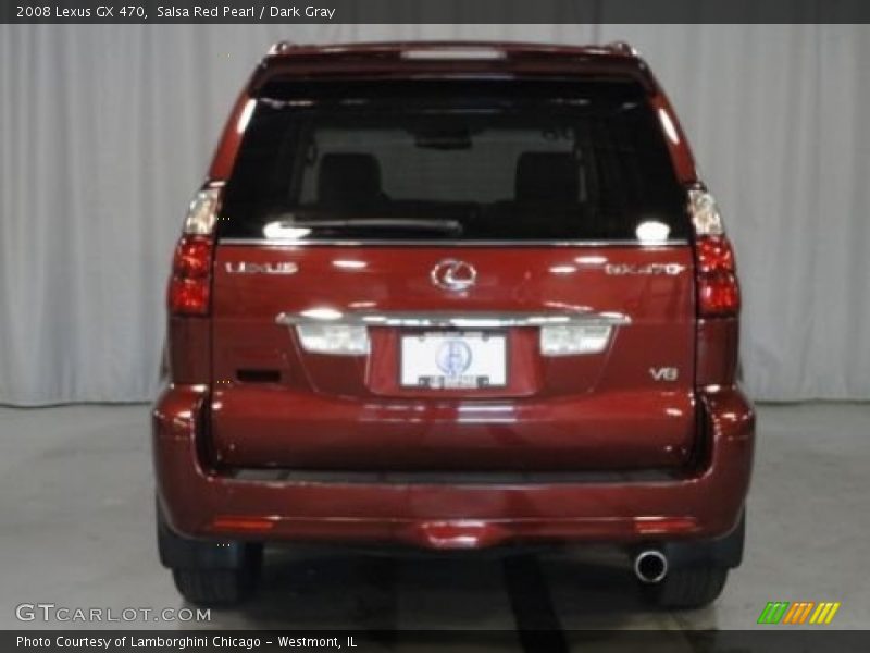 Salsa Red Pearl / Dark Gray 2008 Lexus GX 470