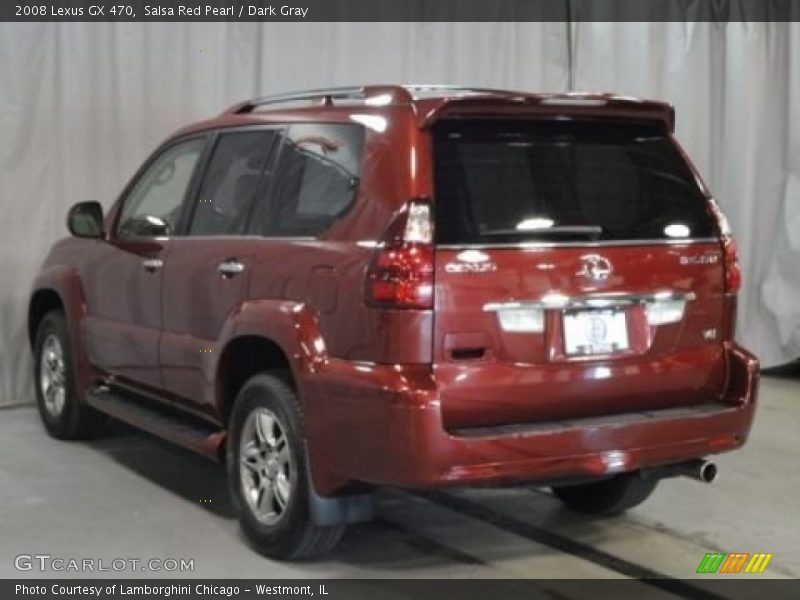 Salsa Red Pearl / Dark Gray 2008 Lexus GX 470