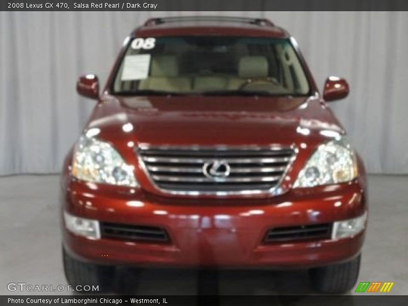 Salsa Red Pearl / Dark Gray 2008 Lexus GX 470