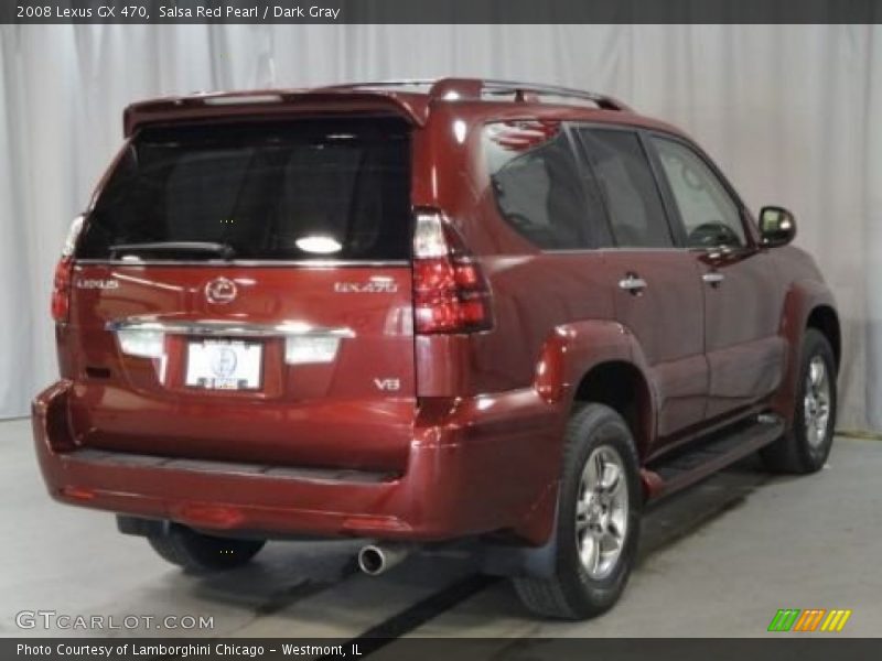Salsa Red Pearl / Dark Gray 2008 Lexus GX 470