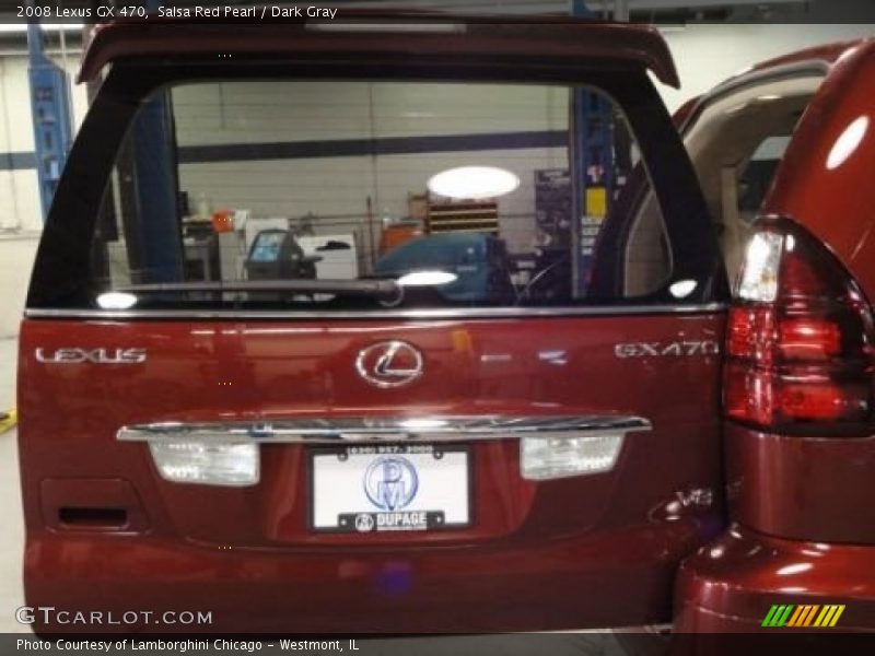 Salsa Red Pearl / Dark Gray 2008 Lexus GX 470