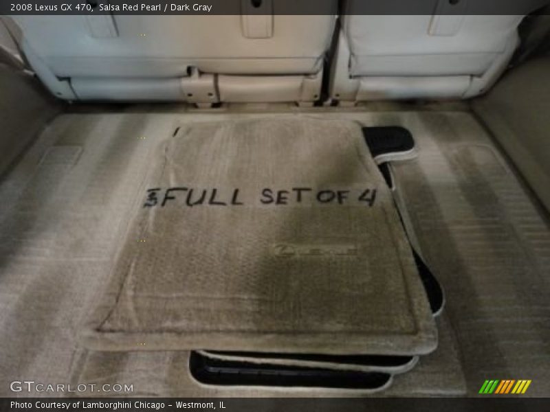 Salsa Red Pearl / Dark Gray 2008 Lexus GX 470
