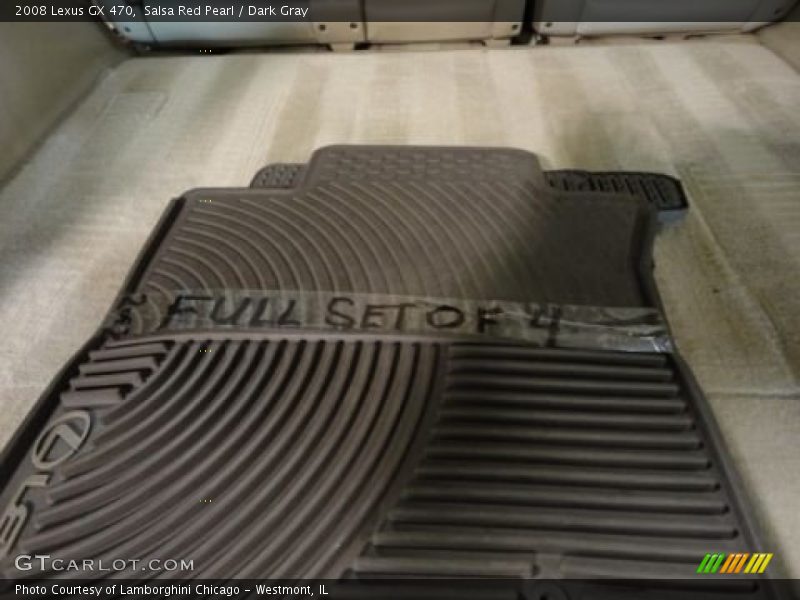Salsa Red Pearl / Dark Gray 2008 Lexus GX 470