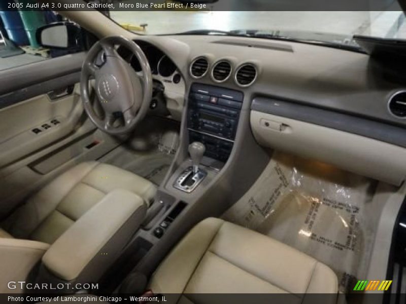 Dashboard of 2005 A4 3.0 quattro Cabriolet