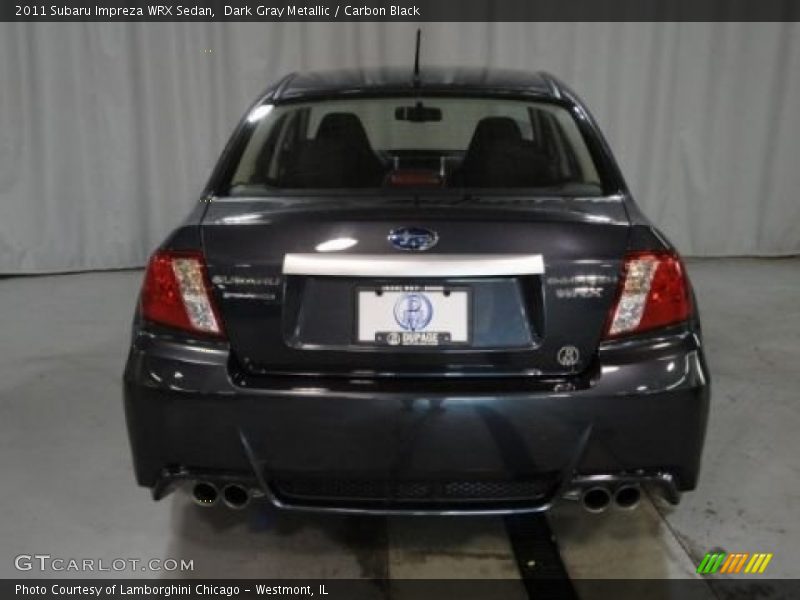 Dark Gray Metallic / Carbon Black 2011 Subaru Impreza WRX Sedan