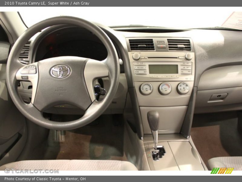 Super White / Ash Gray 2010 Toyota Camry LE