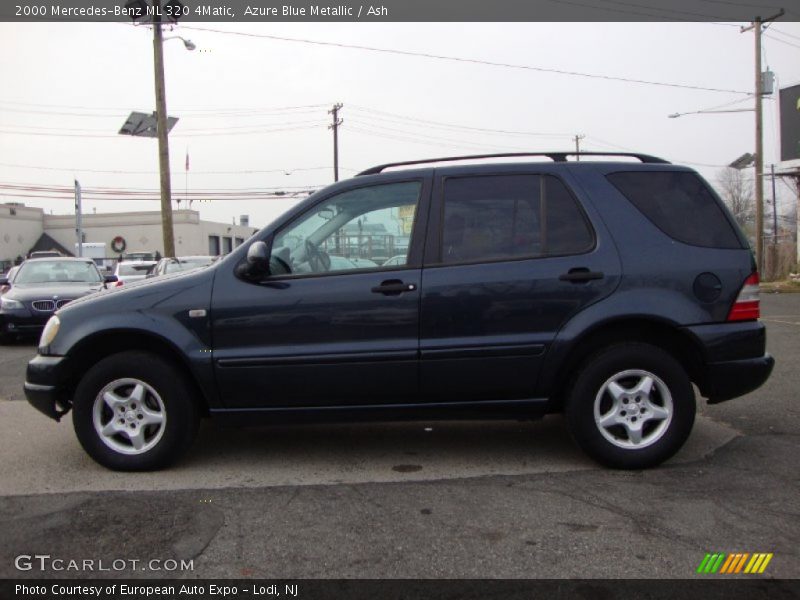 Azure Blue Metallic / Ash 2000 Mercedes-Benz ML 320 4Matic