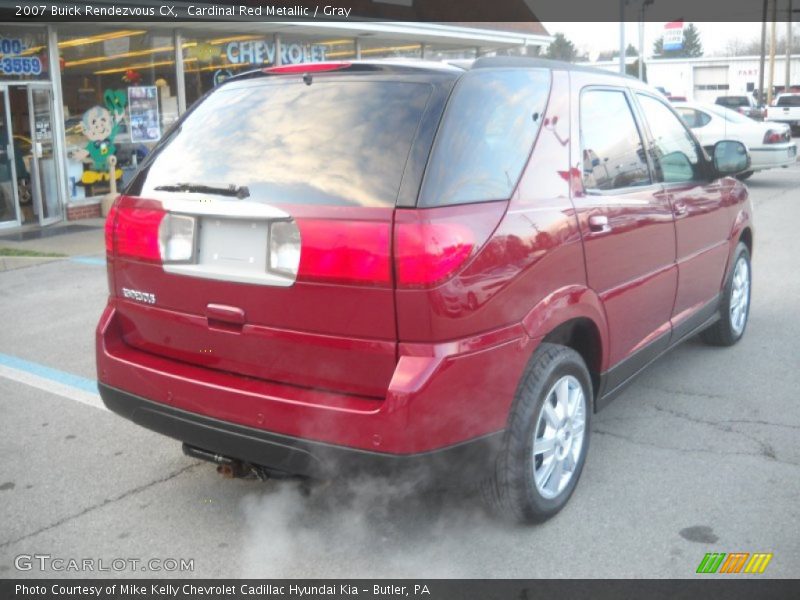 Cardinal Red Metallic / Gray 2007 Buick Rendezvous CX