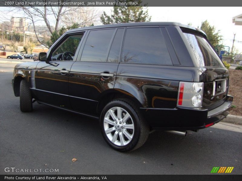 Java Black Pearl / Ivory/Black 2007 Land Rover Range Rover Supercharged