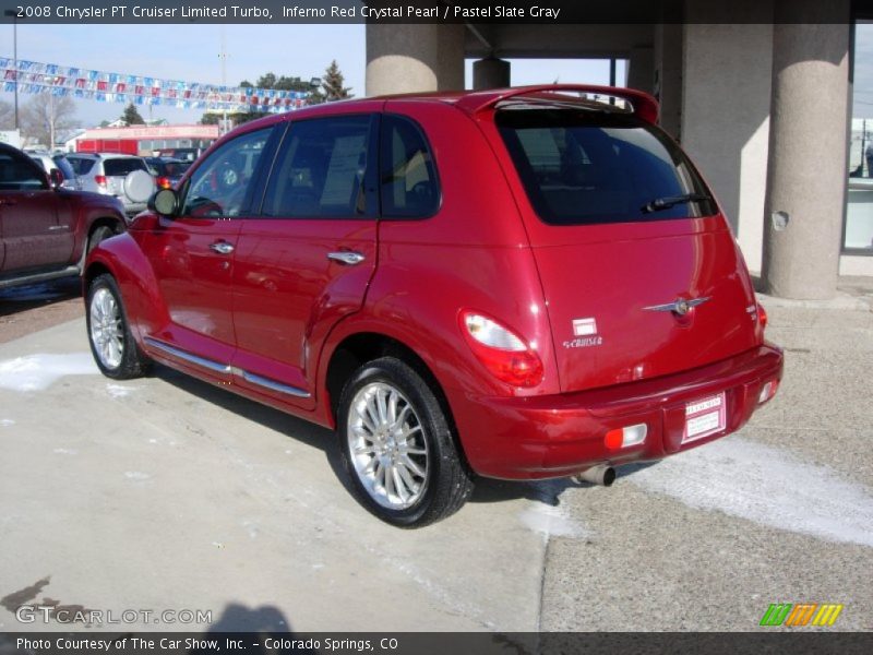 Inferno Red Crystal Pearl / Pastel Slate Gray 2008 Chrysler PT Cruiser Limited Turbo