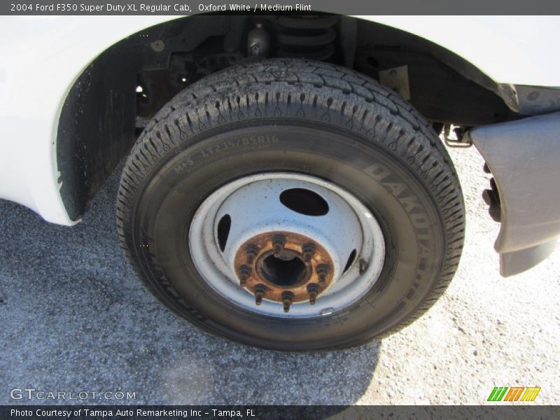 Oxford White / Medium Flint 2004 Ford F350 Super Duty XL Regular Cab