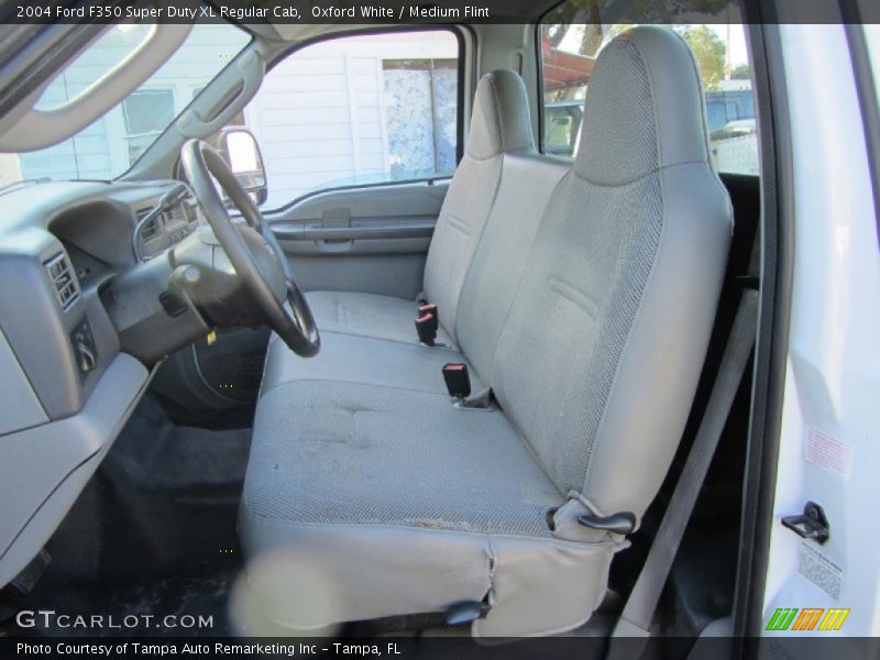 Oxford White / Medium Flint 2004 Ford F350 Super Duty XL Regular Cab