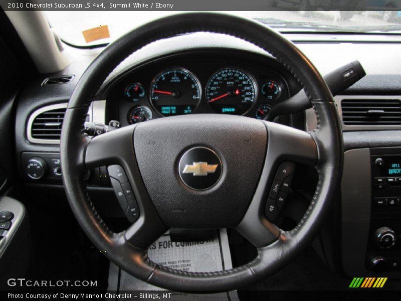 Summit White / Ebony 2010 Chevrolet Suburban LS 4x4