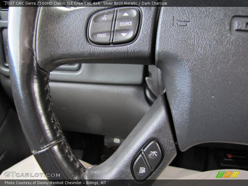 Silver Birch Metallic / Dark Charcoal 2007 GMC Sierra 2500HD Classic SLE Crew Cab 4x4