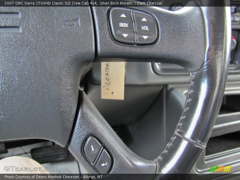 Silver Birch Metallic / Dark Charcoal 2007 GMC Sierra 2500HD Classic SLE Crew Cab 4x4