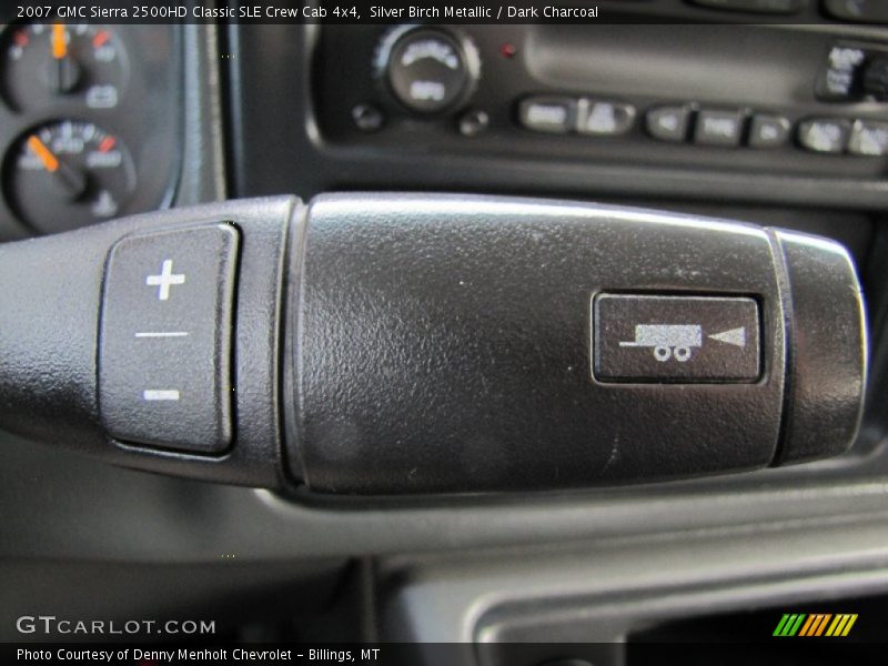 Silver Birch Metallic / Dark Charcoal 2007 GMC Sierra 2500HD Classic SLE Crew Cab 4x4