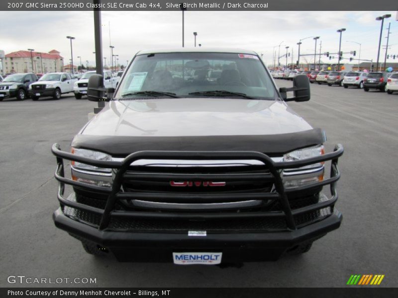 Silver Birch Metallic / Dark Charcoal 2007 GMC Sierra 2500HD Classic SLE Crew Cab 4x4