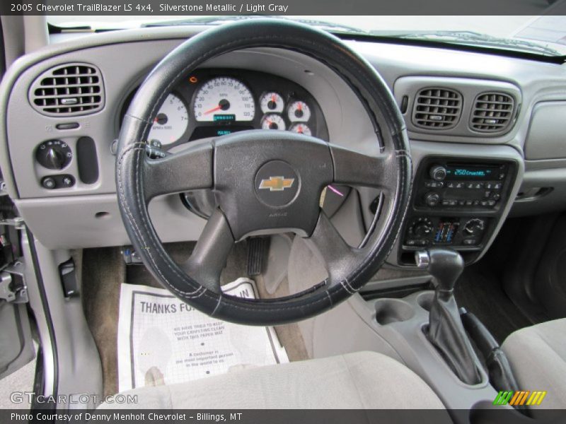 Silverstone Metallic / Light Gray 2005 Chevrolet TrailBlazer LS 4x4
