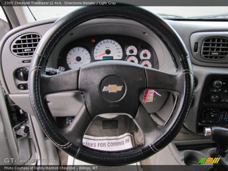 Silverstone Metallic / Light Gray 2005 Chevrolet TrailBlazer LS 4x4