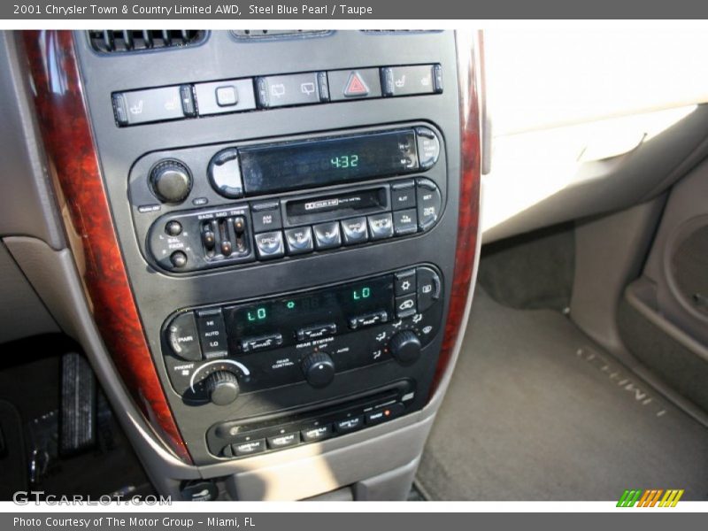 Controls of 2001 Town & Country Limited AWD