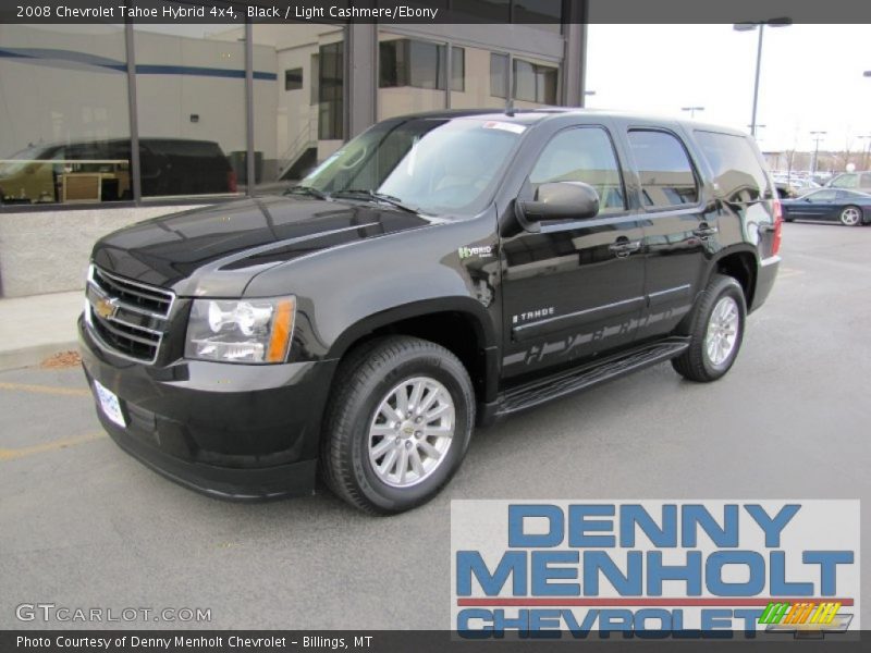 Black / Light Cashmere/Ebony 2008 Chevrolet Tahoe Hybrid 4x4