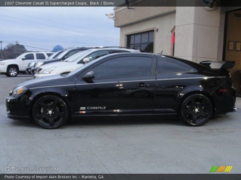 Black / Ebony 2007 Chevrolet Cobalt SS Supercharged Coupe