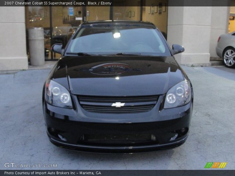 Black / Ebony 2007 Chevrolet Cobalt SS Supercharged Coupe