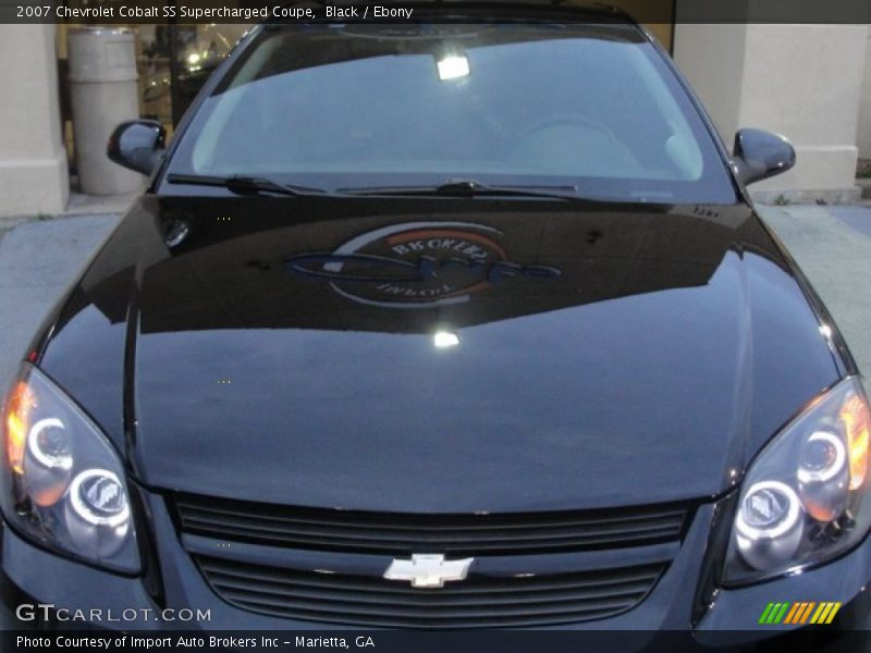 Black / Ebony 2007 Chevrolet Cobalt SS Supercharged Coupe