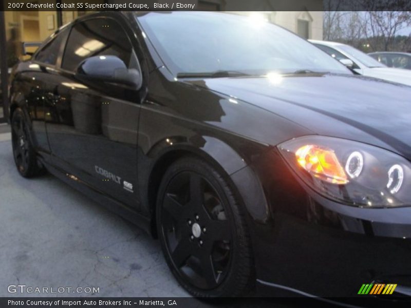 Black / Ebony 2007 Chevrolet Cobalt SS Supercharged Coupe