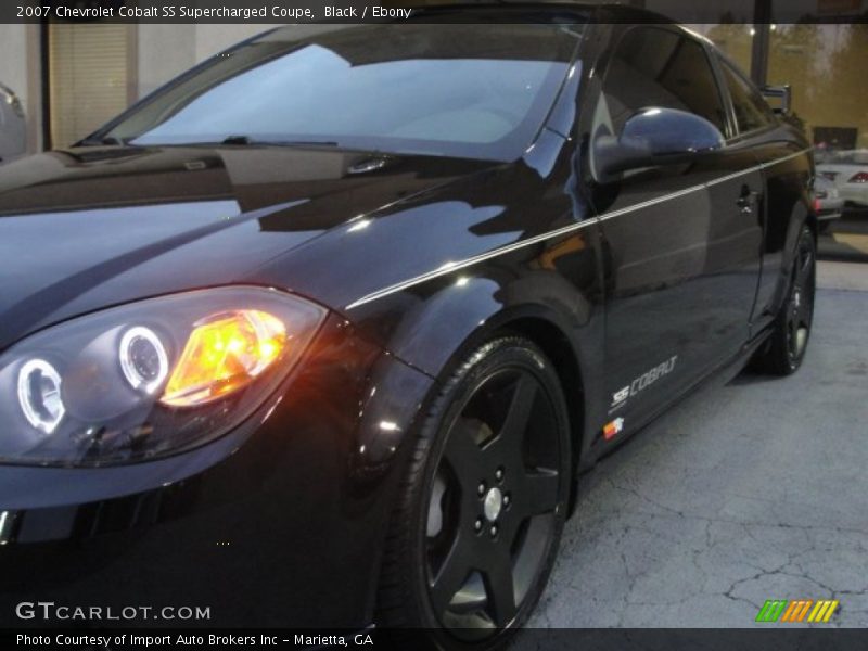 Black / Ebony 2007 Chevrolet Cobalt SS Supercharged Coupe