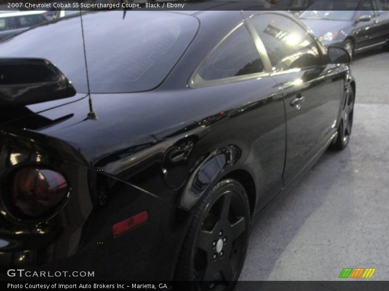 Black / Ebony 2007 Chevrolet Cobalt SS Supercharged Coupe