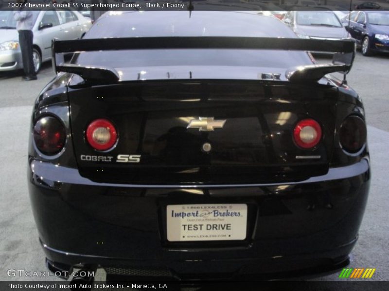 Black / Ebony 2007 Chevrolet Cobalt SS Supercharged Coupe