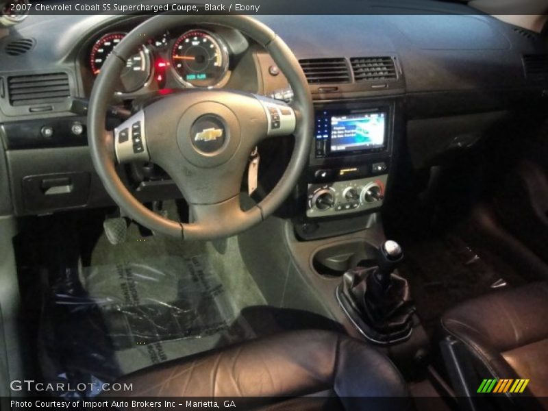 Black / Ebony 2007 Chevrolet Cobalt SS Supercharged Coupe