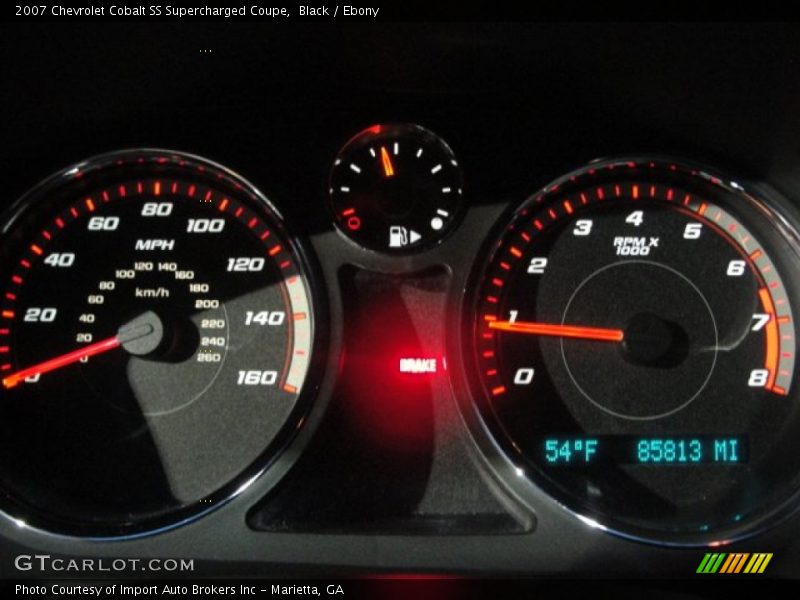Black / Ebony 2007 Chevrolet Cobalt SS Supercharged Coupe