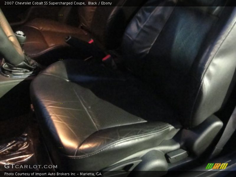 Black / Ebony 2007 Chevrolet Cobalt SS Supercharged Coupe