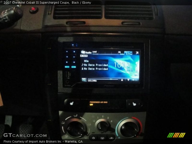 Black / Ebony 2007 Chevrolet Cobalt SS Supercharged Coupe