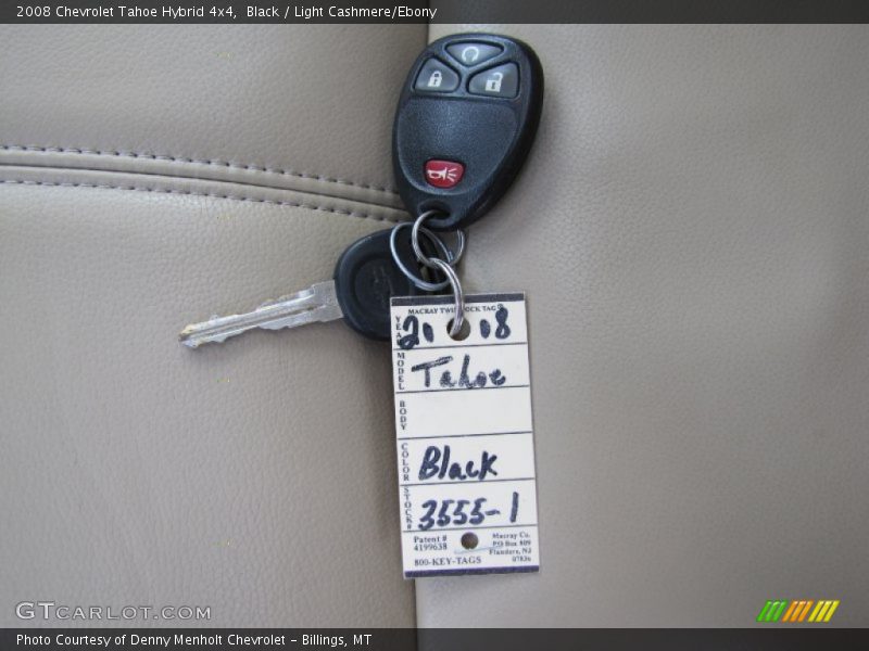 Keys of 2008 Tahoe Hybrid 4x4