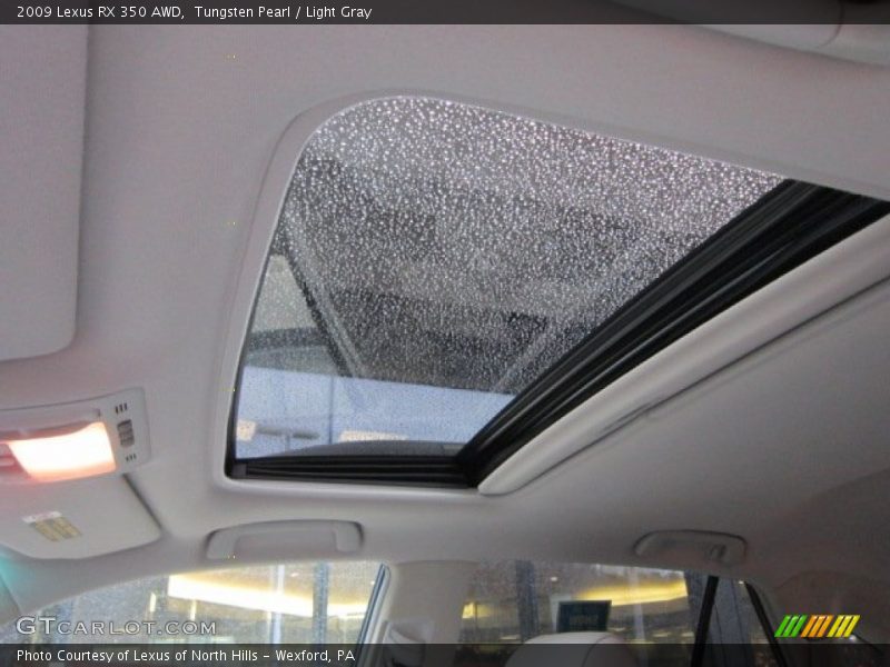 Tungsten Pearl / Light Gray 2009 Lexus RX 350 AWD