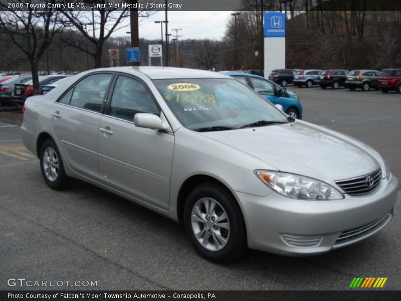 Lunar Mist Metallic / Stone Gray 2006 Toyota Camry LE V6