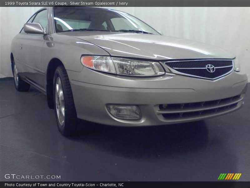 Silver Stream Opalescent / Ivory 1999 Toyota Solara SLE V6 Coupe
