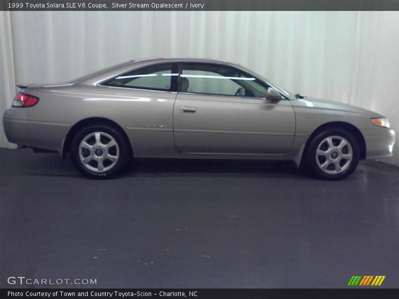 Silver Stream Opalescent / Ivory 1999 Toyota Solara SLE V6 Coupe