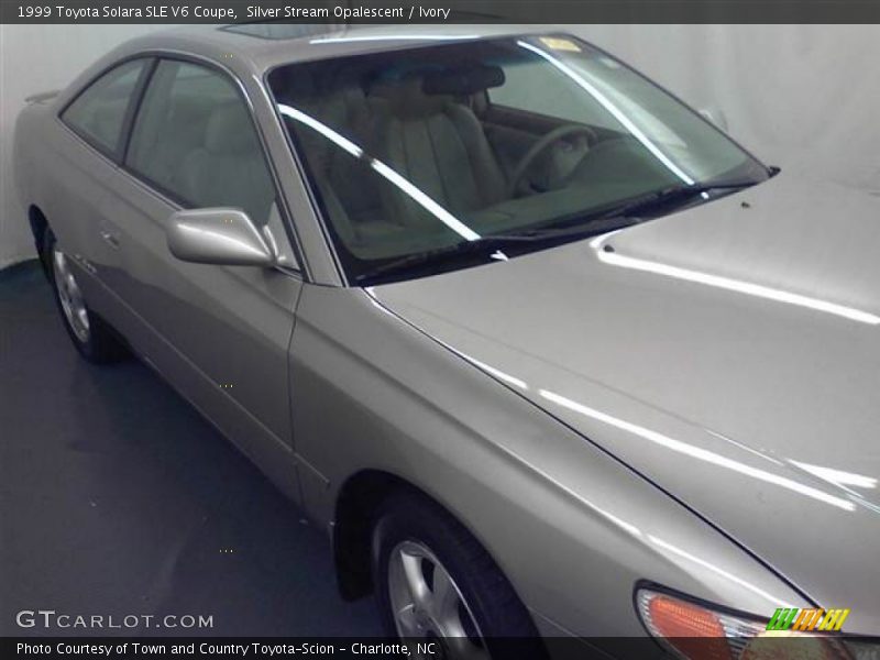 Silver Stream Opalescent / Ivory 1999 Toyota Solara SLE V6 Coupe