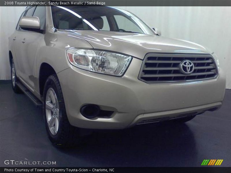 Sandy Beach Metallic / Sand Beige 2008 Toyota Highlander
